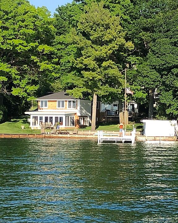 Looking east to the home.