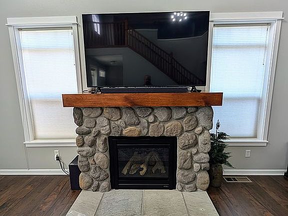 Beautiful Stone & Mantel