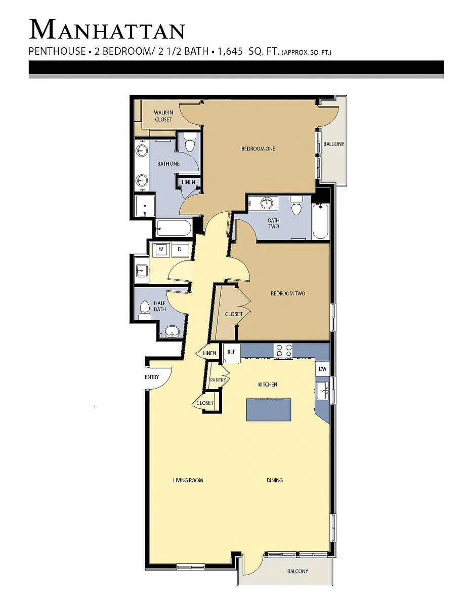 Floor plan Manhattan