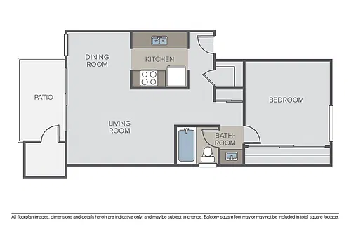 Floor plan Plan 1B