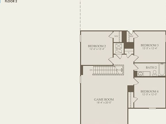 Enloe Floor Plan, Quick Move-In Home, Floor 2