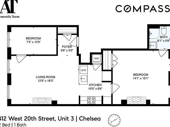 2nd image of 412 W 20th St APT 3