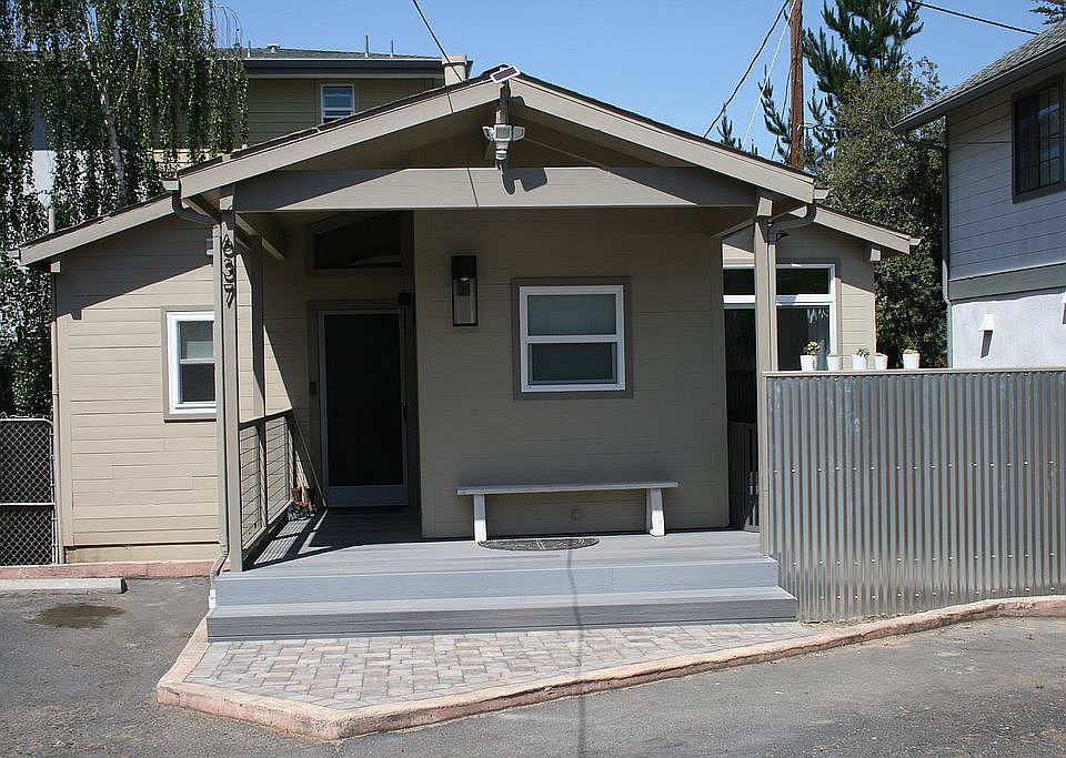 Front elevation.  Off Street