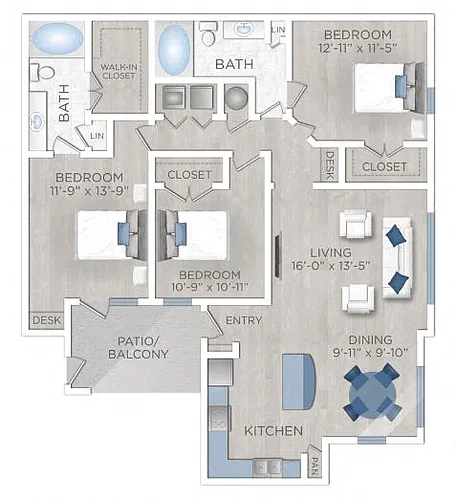 Floor plan Bosque (C1)