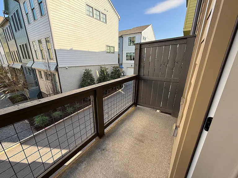 Main floor balcony