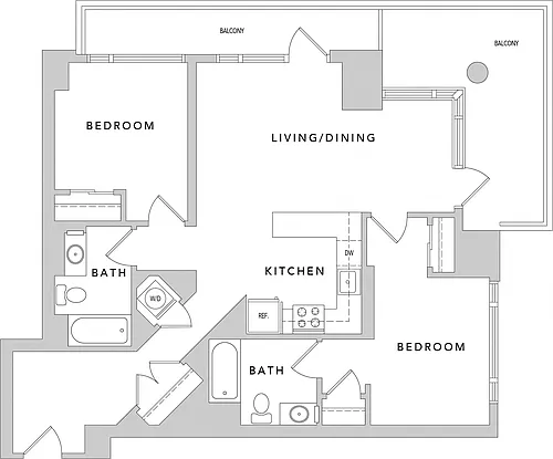 Floor plan 2AE