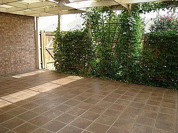 Tiled patio and cover