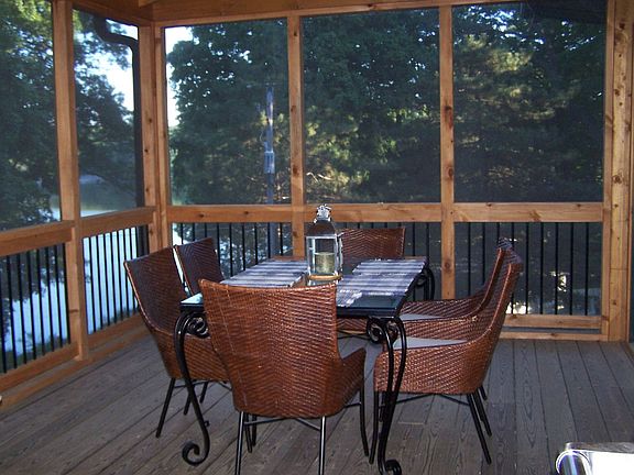 Lake view from porch