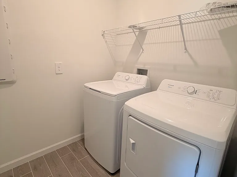 Washer and dryer