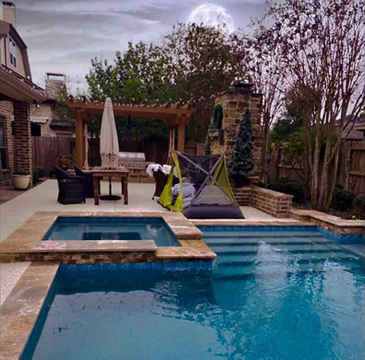 Pool spa deck built 2020