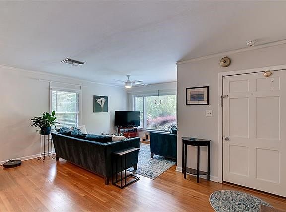 FROM ENTRY, SPACIOUS LIVING/DINING ROOM