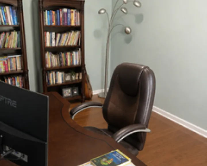Downstairs office
