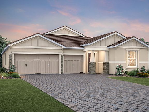 Elevation C2B with stone