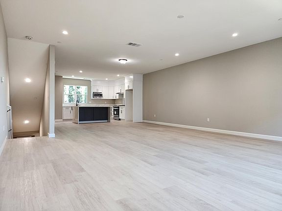 Living Room, Dining Room, and Kitchen