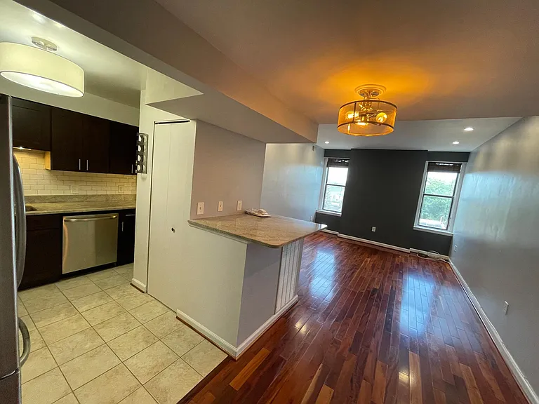 Large Open Entertaining Area with Built-In Island for Dining