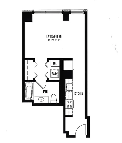 Floor plan Studio