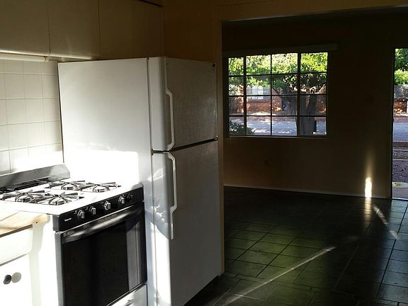 View from kitchen to living area