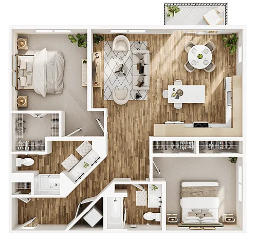 Floor plan Brass