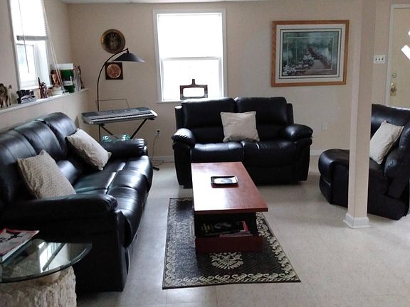 Lake view living room