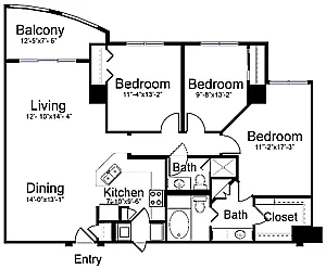 Floor plan CT1