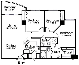 Floor plan CT1