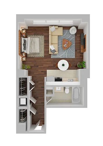 Floor plan Studio