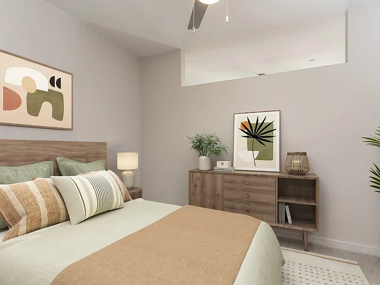 Carpeted Bedroom