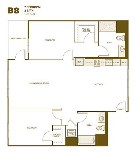 Floor plan B8