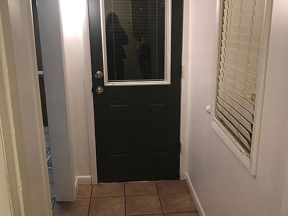 goes out to back patio