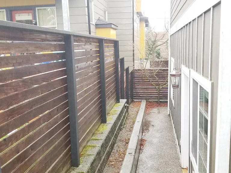 Pathway to back yard