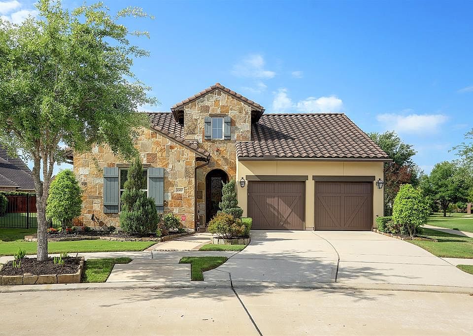 Welcome to 5302 Linmont Falls Lane centrally located in the Riverstone master-planned community. Notice the adjacent greenbelt!