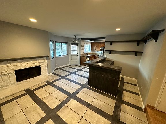 Bar Area & Fire Place