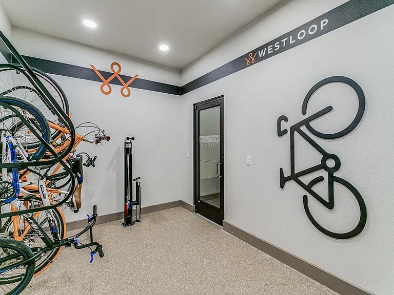 Bike storage and repair station