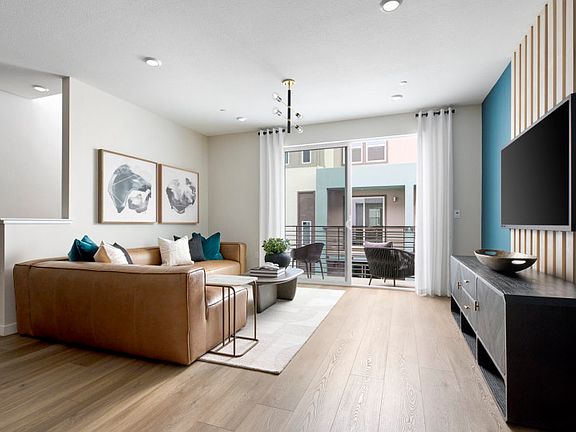 Gathering room opens to kitchen