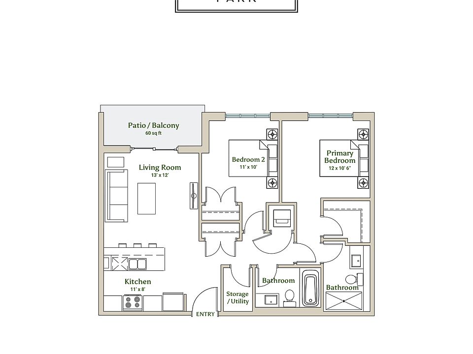 Stanley floorplan at 75 Walnut Street, St. Thomas.