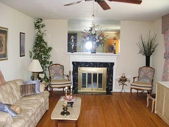 Living Room with Fireplace