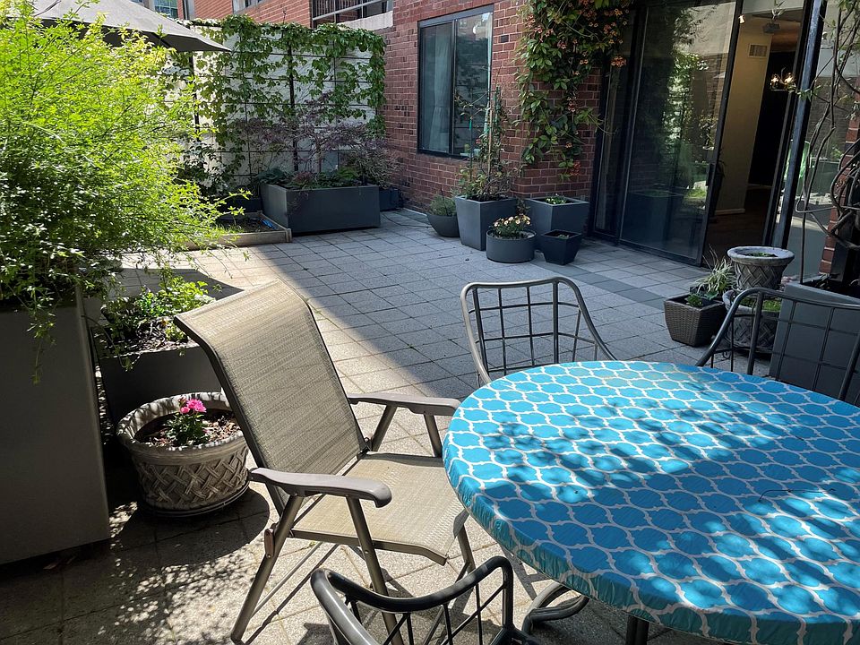 Private, Brick-Walled Terrace