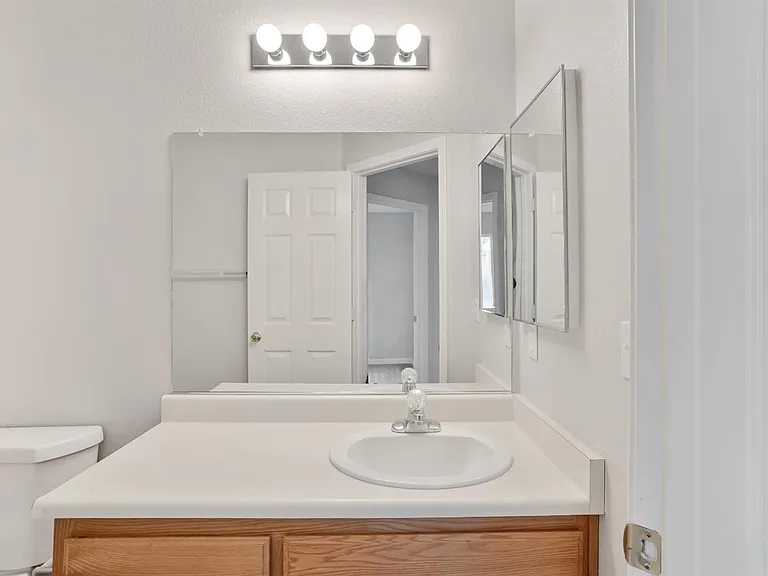 The master bathroom.