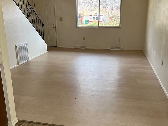 View looking from eating area towards front