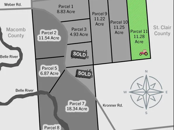 0 Weber Rd Parcel 11, Columbus, MI 48063