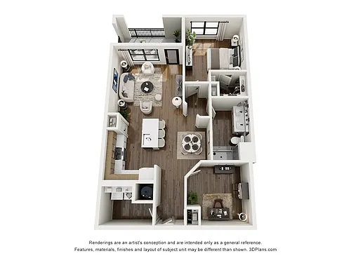 Floor plan A1D