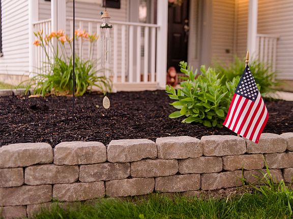 New oversized flower bed!