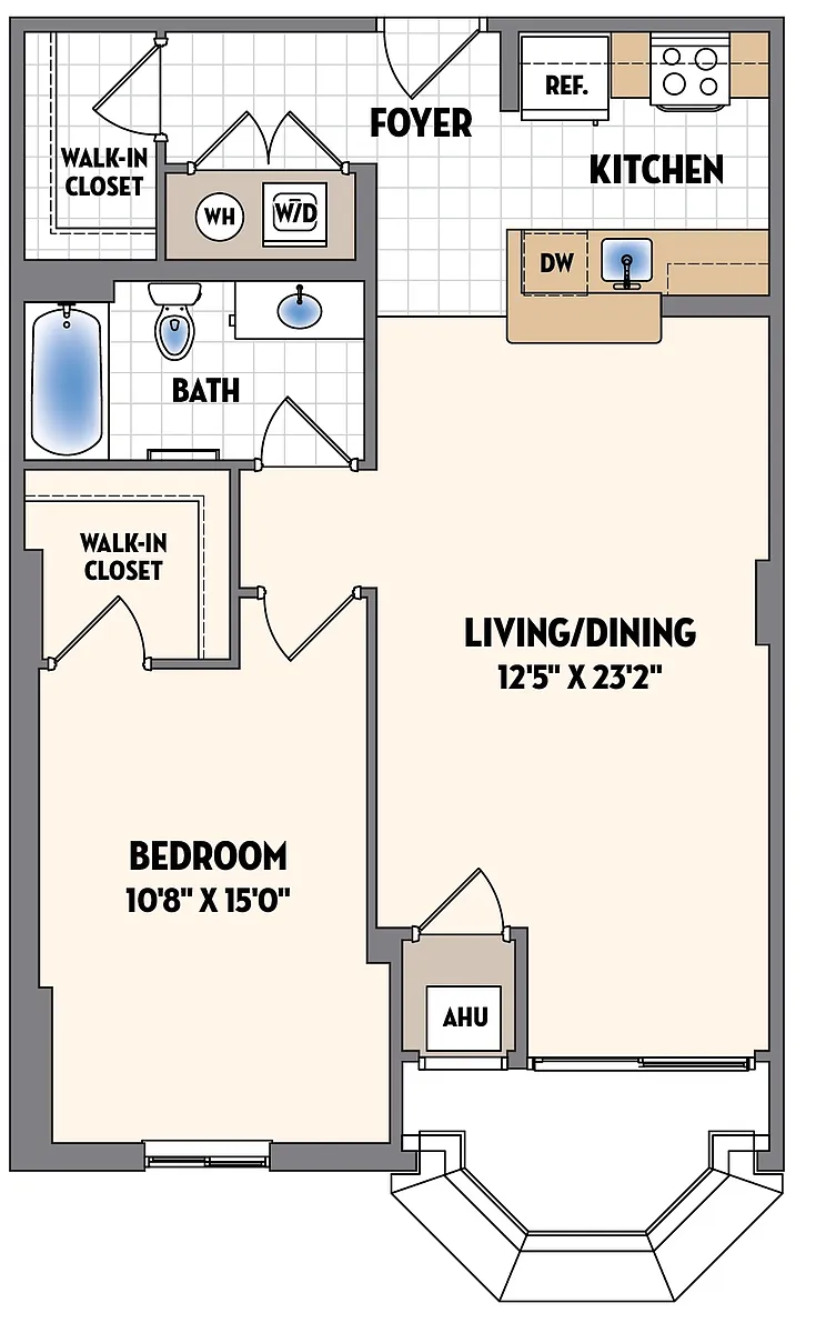 Floor plan A9AW WDU 80%