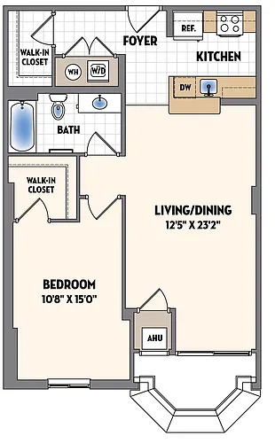 Floor plan A9AW WDU 80%