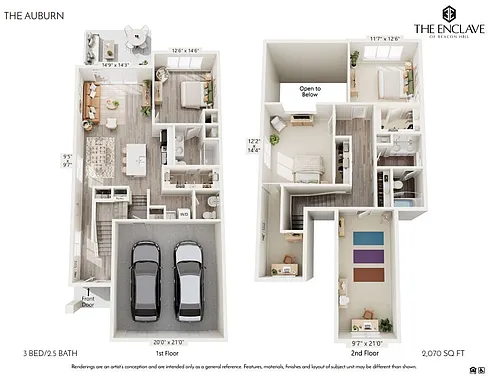 Floor plan The Auburn