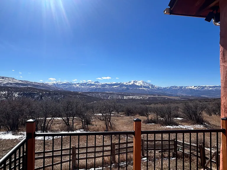 Master bedroom deck