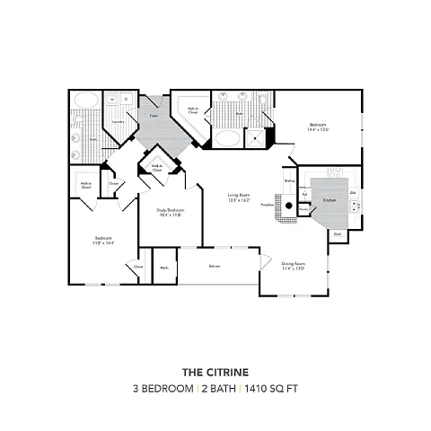 Floor plan The Citrine