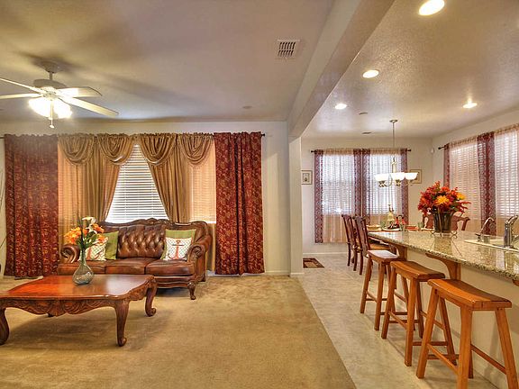 Spacious Eat-In Kitchen with Breakfast Bar