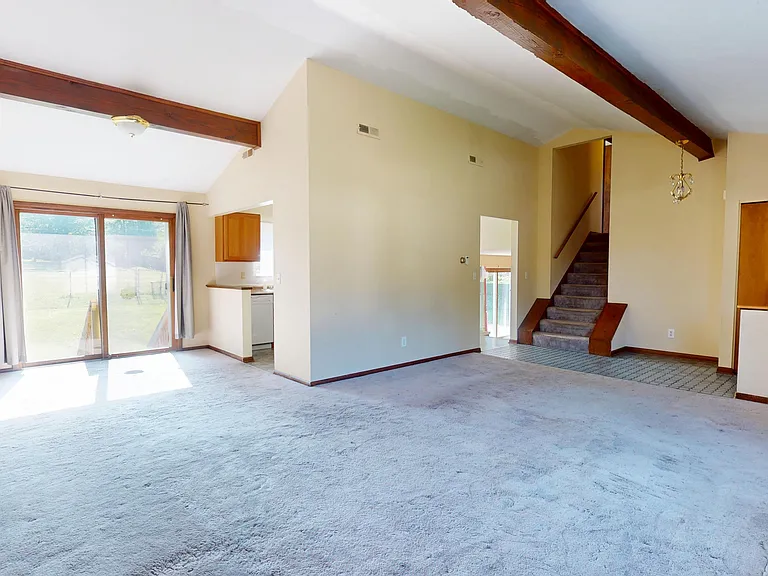 main living room and dining room