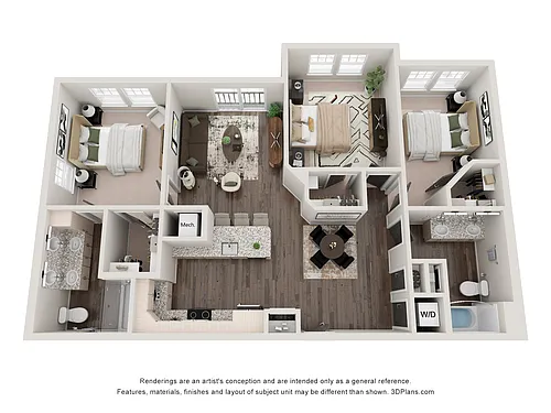 Floor plan The Carolina